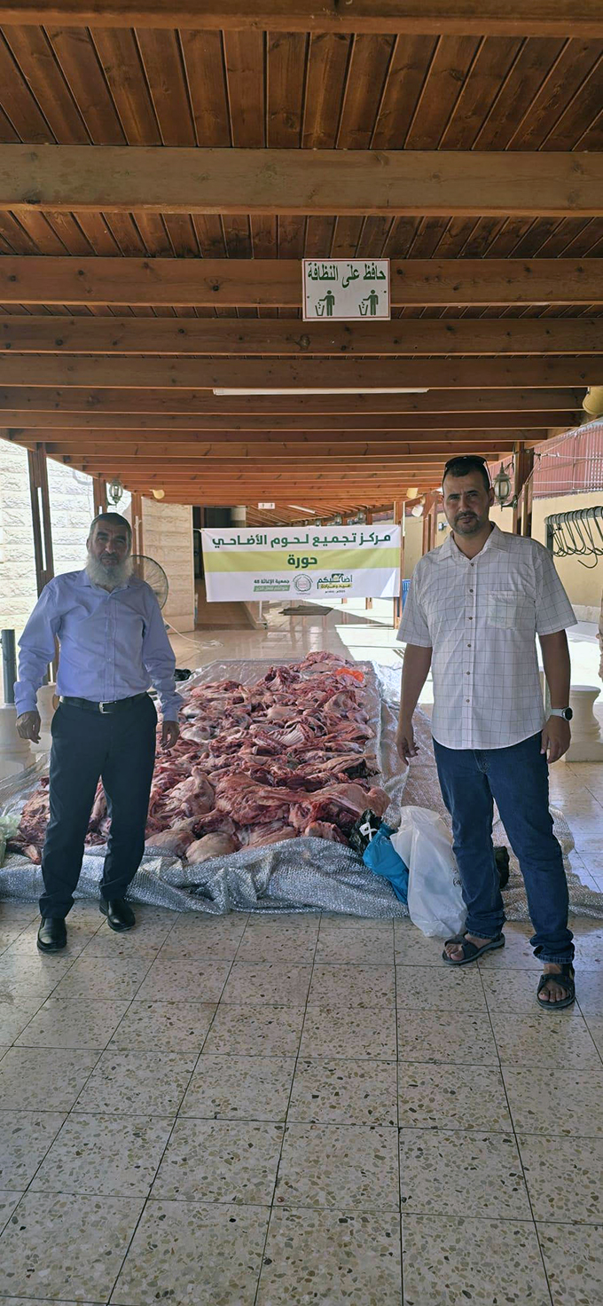 الاغاثة 48: جمع 20 طنًا من لحوم الأضاحي من النقب وتوزيعها على العائلات المستورة في مجتمعنا العربي